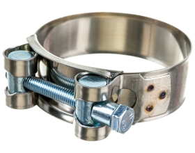 Силовой хомут Nord-Yada Д: 60-63 мм, Ш: 22 мм, Т: 0,6 мм, болт: М6х60, нерж. сталь 902887