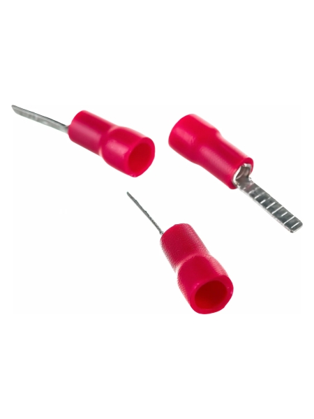 Штифтовая плоская изолированная клемма Nord-Yada с ПВХ манжетой 0,5-1,5 кв.мм 907399