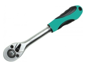 Трещоточный ключ Nord-Yada 1/2" 72 зуба, L=250, резиновая ручка 904449