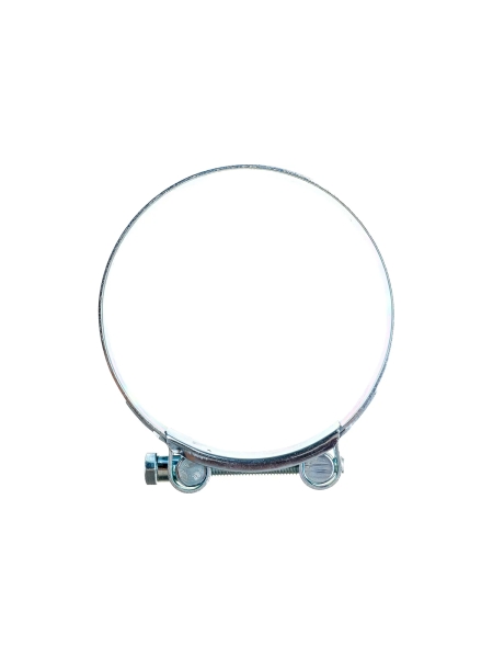 Силовой хомут Nord-Yada Д: 104-112 мм, Ш: 24 мм, Т: 1,5 мм, болт: М8х75, оцинкованная сталь 906005