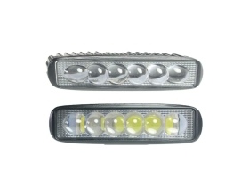 Фара рабочего света Nord-Yada 18Вт узкая линза 5D 6 диодов дальний 156х42х40 907677