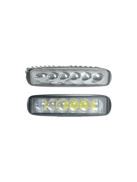 Фара рабочего света Nord-Yada 18Вт узкая линза 5D 6 диодов дальний 156х42х40 907677