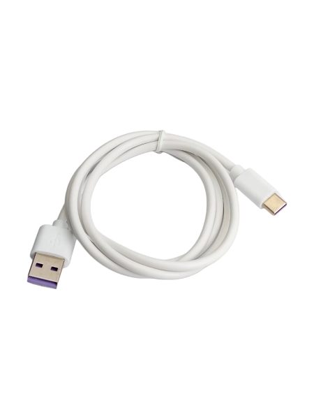 Кабель для зарядки Nord-Yada Android USB-TYPE C 3А 1м белый (PVC) 908962