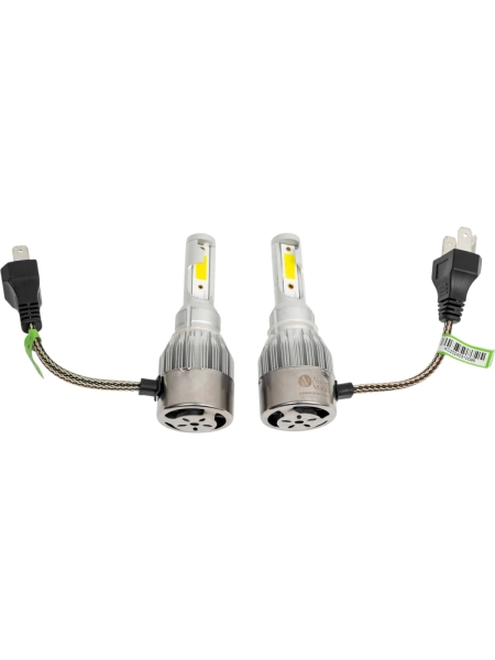 Светодиодная лампа головного света Nord-Yada H4 12-24V 30W 6200K 3200lm, 2 шт. 908490