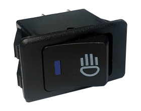 Клавиша Nord-Yada 12V 35А синяя с подсветкой (4контакта) ON-OFF (2шт в упаковке) 905938