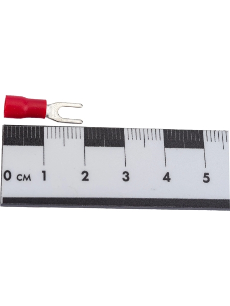 Вилочная изолированная клемма Nord-Yada 3.2мм 0.5-1.5кв.мм (красная) 905355