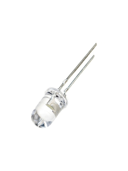 Выводной светодиод Nord-Yada F5 1 LED белый 3,5V 0.06W 5lm TM в уп 2 шт 901958