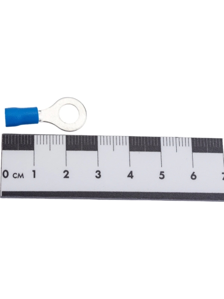 Изолированная кольцевая клемма Nord-Yada 6.5мм 1.5-2.5кв.мм (синяя) (НКи 2.5-6 / НКи2-6) 906362