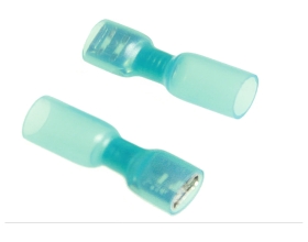 Полностью изолированная термоусаживаемая клемма "мама" Nord-Yada 6.3мм 1.5-2.5кв. мм (синяя) 906343