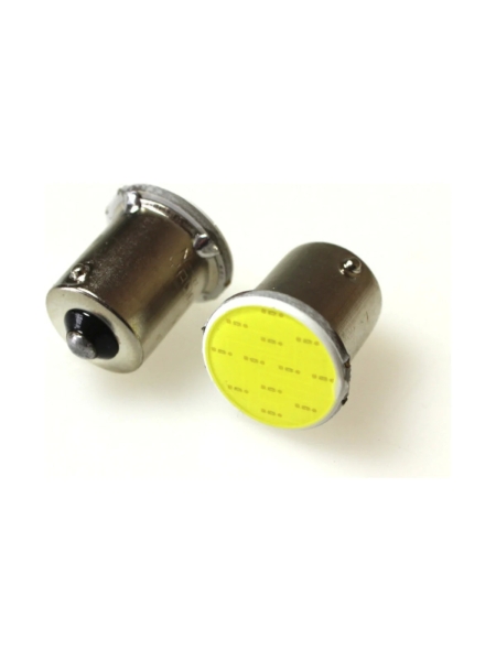 Светодиод Nord-Yada 12 В, G18.5, 1SMD (COB), R10W, BA15s, белый, 1 Вт, 35 лм, 2 шт. 904594