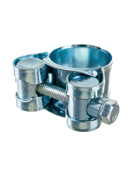 Силовой хомут Nord-Yada Д: 20-22 мм, Ш: 18 мм, Т: 0,6 мм, болт: М5х40, оцинкованная сталь 905983