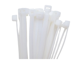 Кабельные стяжки Nord-Yada нейлоновые, 4.8х370 мм, белые, 100 шт. 902039