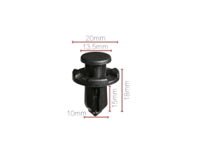 Клипса крепежная для а/м Subaru бампера, крыла 909140007, 10 шт Nord-Yada 909474