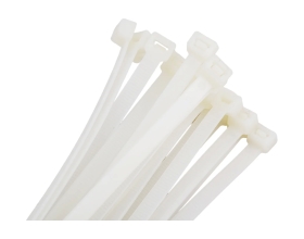 Кабельные стяжки Nord-Yada нейлоновые, 7.6х450 мм, белые, 100 шт. 902050