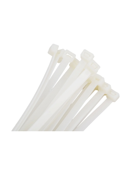 Кабельные стяжки Nord-Yada нейлоновые, 7.6х450 мм, белые, 100 шт. 902050