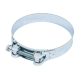 Силовой хомут Nord-Yada Д: 122-130 мм, Ш: 24 мм, Т: 1,5 мм, болт: М8х75, оцинкованная сталь 906007