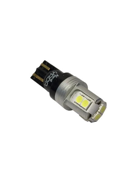 Светодиод Nord-Yada T10 CANBUS 10SMD 12V 3030 1.8W Non-polar белый TM NORD YADA, 2шт 908397