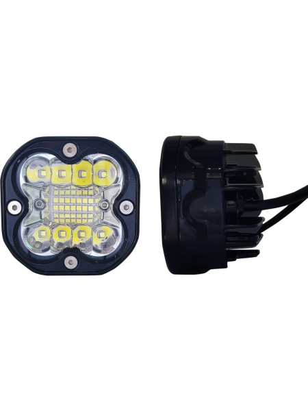 Фара рабочего света Nord-Yada 12 Вт, квадратная, 22 диода, дальний, белый 909270