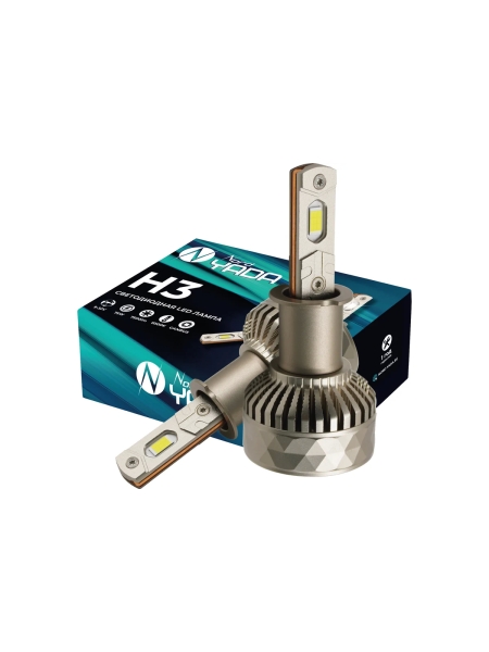 Светодиодная лампа головного света Nord-Yada Н3 9-32V 75W 7500Lm 6500K TM Nord Yada 909842