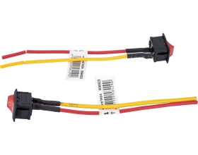 Клавиша включения/выключения Nord-Yada 12/24В (Переключатель красный) 6Аmax (2шт в упаковке) 906923