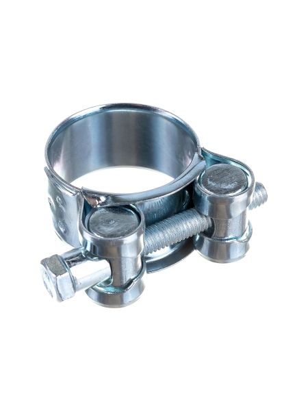 Силовой хомут Nord-Yada Д: 29-31 мм, Ш: 20 мм, Т: 0,8 мм, болт: М6х50, оцинкованная сталь 905987