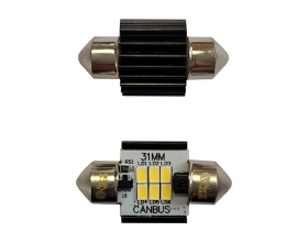 Светодиод NORD YADA 10-14V T11 31MM C5W-3020-6SMD 170 mA, 300 Lm, 2 W, белый обманка TM 909305