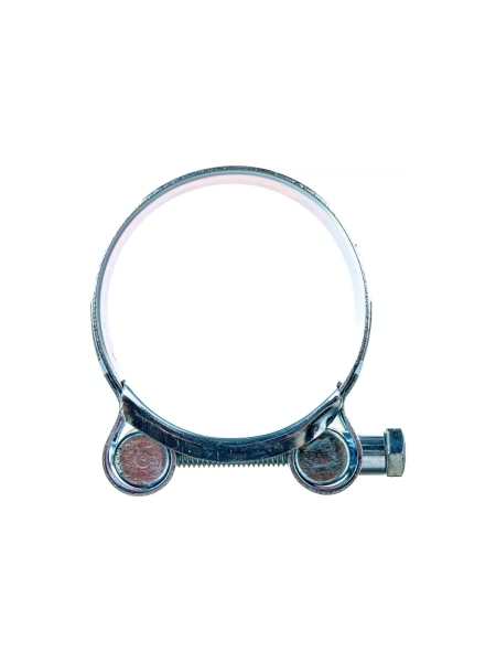 Силовой хомут Nord-Yada Д: 48-51 мм, Ш: 22 мм, Т: 1,2 мм, болт: М6х55, оцинкованная сталь 905993