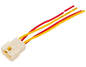 Колодка соединительная Nord-Yada 4х конт. 6,3 мм (папа) с проводами 905061