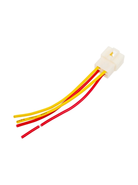 Колодка соединительная Nord-Yada 4х конт. 6,3 мм (папа) с проводами 905061