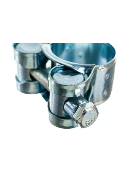 Силовой хомут Nord-Yada Д: 20-22 мм, Ш: 18 мм, Т: 0,6 мм, болт: М5х40, оцинкованная сталь 905983