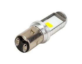 Светодиодная лампа Nord-Yada мотоциклетная 10-36V ВА20D 2*7.5W COB блистер 908460