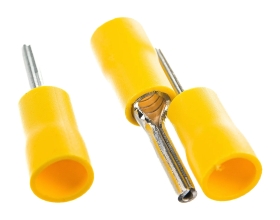 Штыревая круглая изолированная клемма Nord-Yada с ПВХ манжетой 4-6 кв.мм 907398