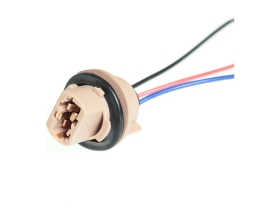 Патрон Nord-Yada под лампу W21/5W T20 двухконт с проводами, пластик TM 902643