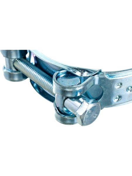 Силовой хомут Nord-Yada Д: 68-73 мм, Ш: 24 мм, Т: 1.5 мм, болт: М8х70, оцинкованная сталь 905999