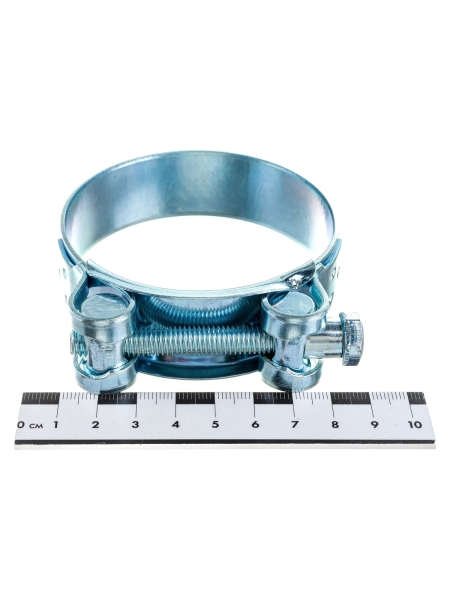 Силовой хомут Nord-Yada Д: 68-73 мм, Ш: 24 мм, Т: 1.5 мм, болт: М8х70, оцинкованная сталь 905999