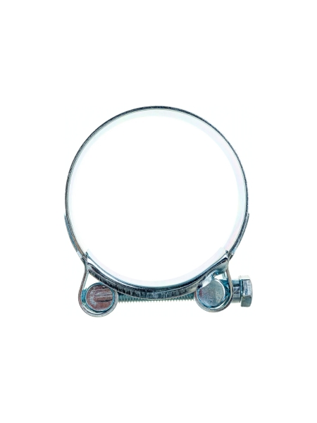 Силовой хомут Nord-Yada Д: 68-73 мм, Ш: 24 мм, Т: 1.5 мм, болт: М8х70, оцинкованная сталь 905999