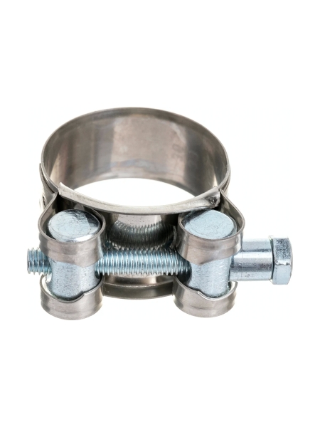 Силовой хомут Nord-Yada Д: 36-39 мм, Ш: 20 мм, Т: 0,6 мм, болт: М6х50, нерж. сталь 902880