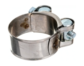 Силовой хомут Nord-Yada Д: 36-39 мм, Ш: 20 мм, Т: 0,6 мм, болт: М6х50, нерж. сталь 902880