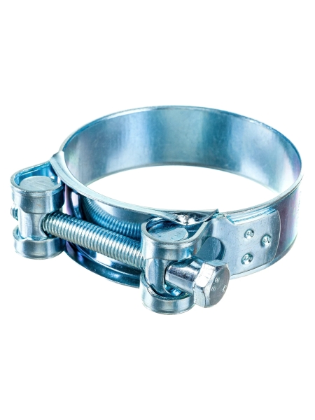 Силовой хомут Nord-Yada Д: 68-73 мм, Ш: 24 мм, Т: 1.5 мм, болт: М8х70, оцинкованная сталь 905999