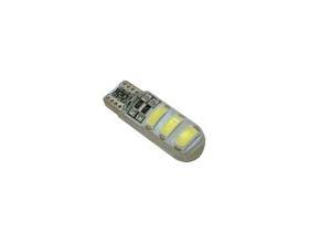 Светодиод Nord-Yada T10 6SMD (size 5730 ) W5W силикон белый 12V (2шт в 1 уп.) 906074