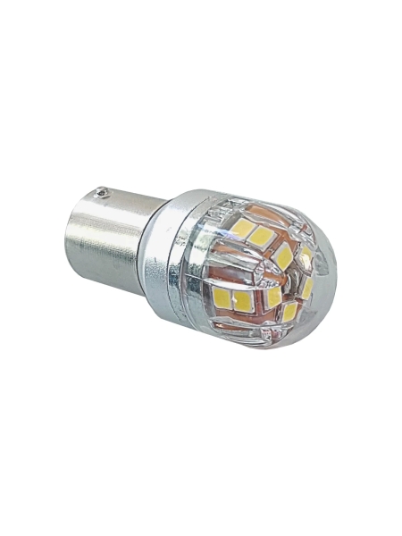 Светодиод Nord-Yada S25 Р21W ВА15s 15х2835SMD, чип OSRAM с обманкой (стоп.ук.пов.), блистер 2 шт. в упаковке 908343