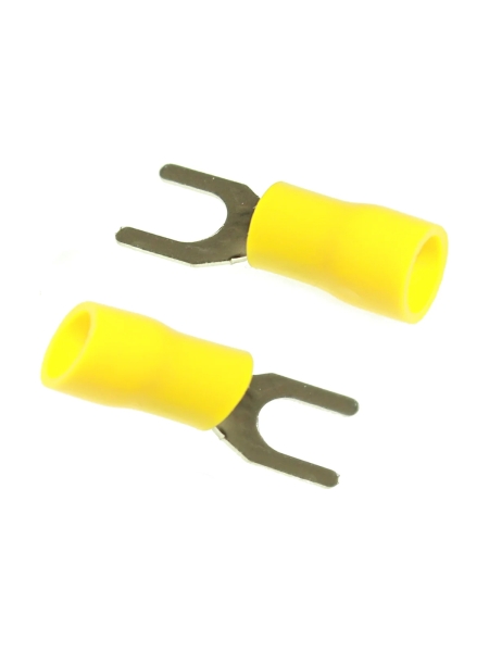 Вилочная изолированная клемма Nord-Yada 5.3мм 4-6кв.мм (желтая) 906349