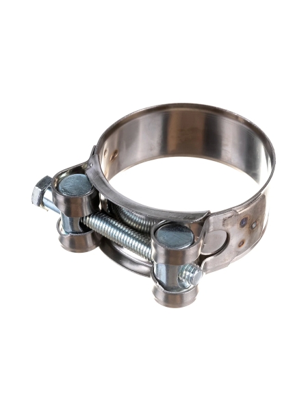 Силовой хомут Nord-Yada Д: 48-51 мм, Ш: 22 мм, Т: 0,6 мм, болт: М6х60, нерж. сталь 902884