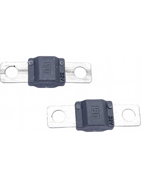 Предохранитель Nord-Yada ABF-405 ленточный с изолятором 150 A, 40.8x12.1 мм, d5.6 мм, 2 шт в упаковке 904634