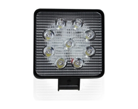 Фара рабочего света Nord-Yada 9Вт квадрат slim 9 диодов ближний 108 108 20  909582