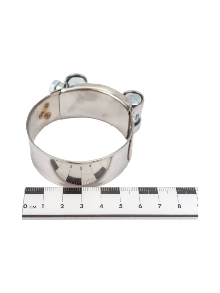 Силовой хомут Nord-Yada Д: 52-55 мм, Ш: 22 мм, Т: 0,6 мм, болт: М6х60, нерж. сталь 902885