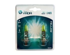 Лампа Nord-Yada H1 12V 55W YELLOW 2шт, блистер TM Nord YADA 902145