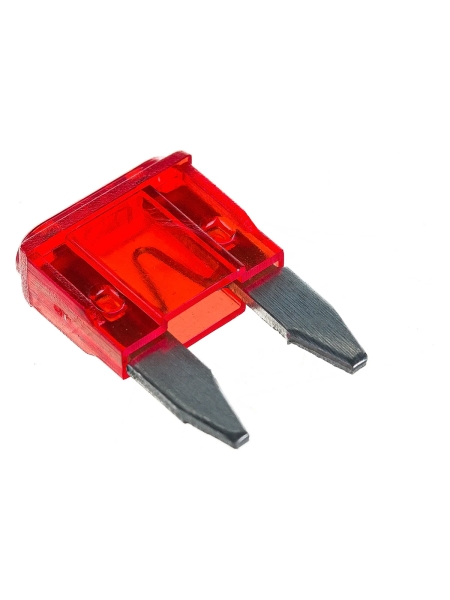 Предохранитель Nord-Yada MINI 10 A, 10.9x3.9 мм, h16.3 W269, 2 шт в упаковке 901842