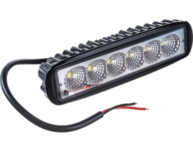 Фара рабочего света Nord-Yada 18Вт прямоугольная 6 диодов ближний 156х42х40 904840