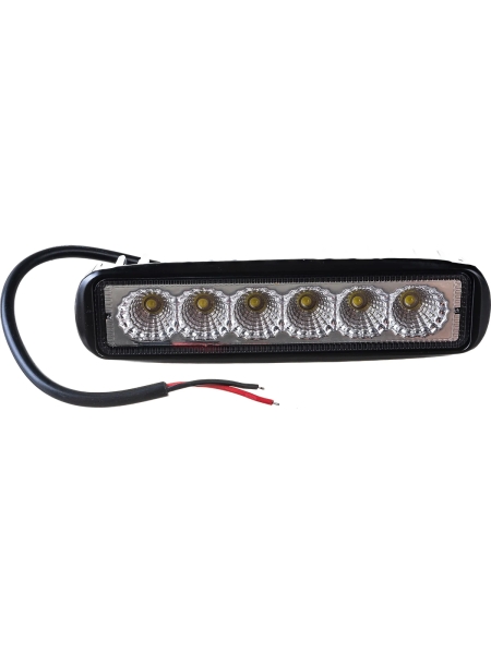 Фара рабочего света Nord-Yada 18Вт прямоугольная 6 диодов ближний 156х42х40 904840